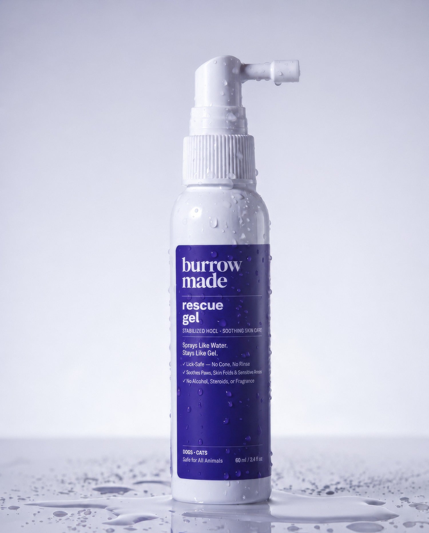 Rescue Gel — 60ml Spray-to-Gel bottle
